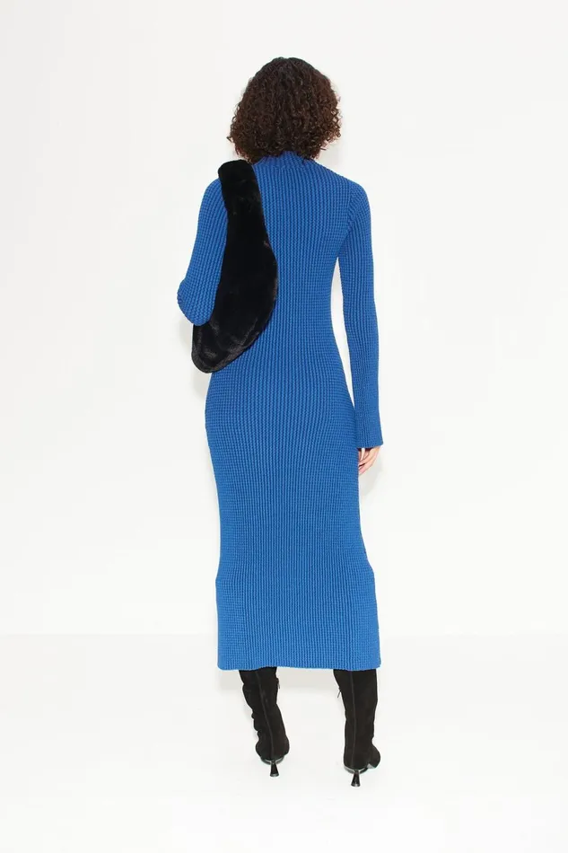 Simon Miller Knitwear Women Simon Miller Zumi Textured Knit Dress In Matisse Blue