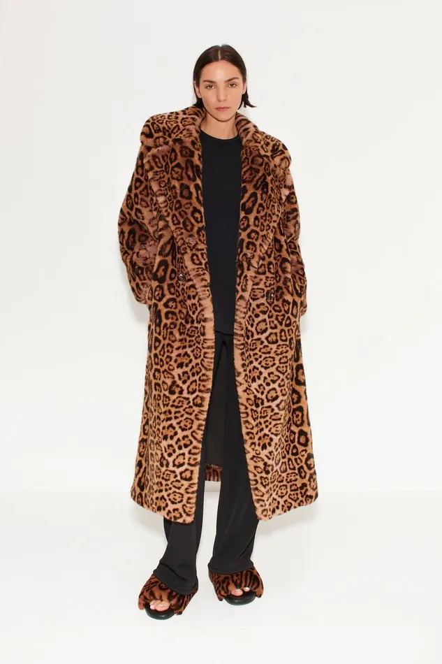 Simon Miller Outerwear Women Cheetah Jetz Coat In Cheetah Scramble