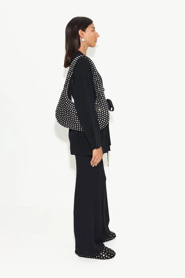 Simon Miller Sweaters Women Max Belted Knit Cardigan In Black
