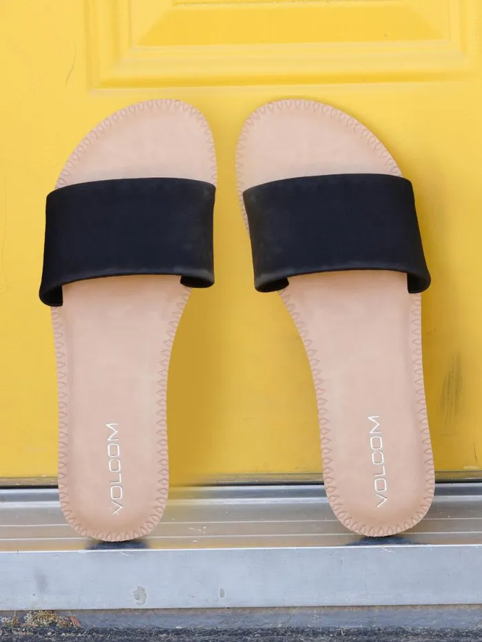 Simple Slides 8211 Black Womens Volcom Sandals