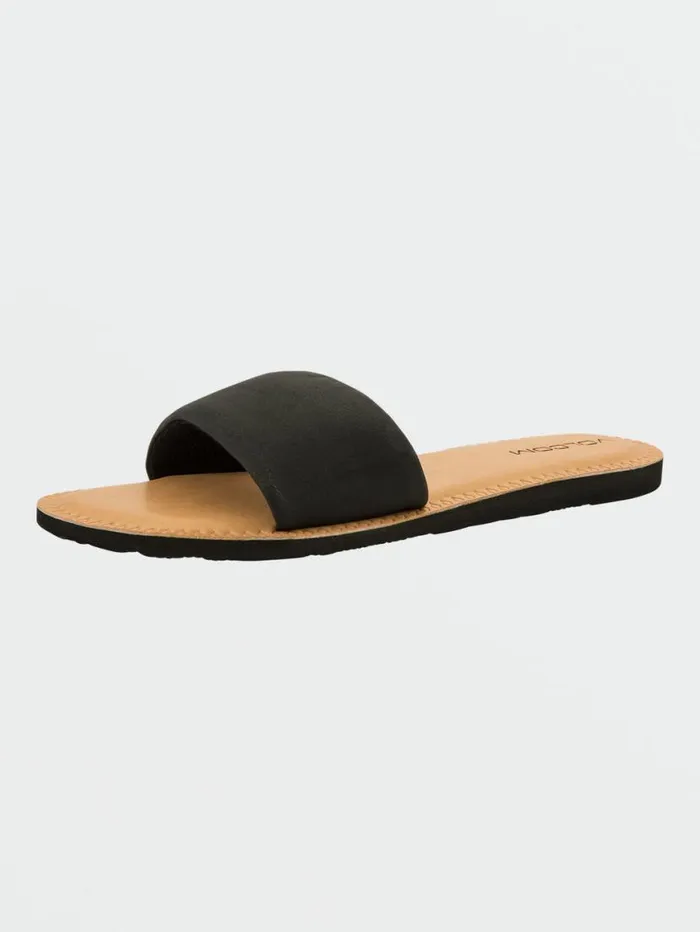 Simple Slides 8211 Black Womens Volcom Sandals
