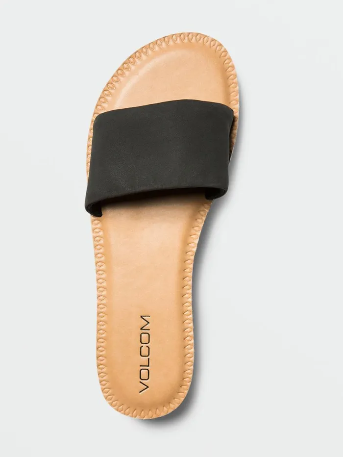 Simple Slides 8211 Black Womens Volcom Sandals