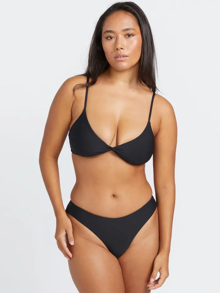 Simply Seamless Cheekini Bottom 8211 Black Womens Volcom Swim