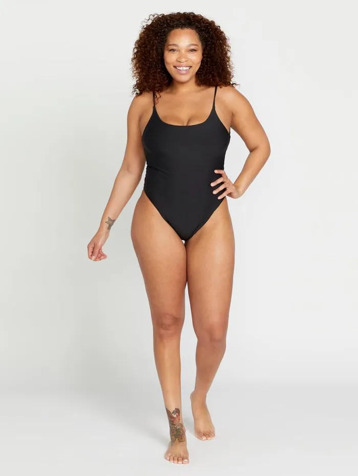 Simply Seamless One Piece Swimsuit 8211 Black Womens Volcom Swim