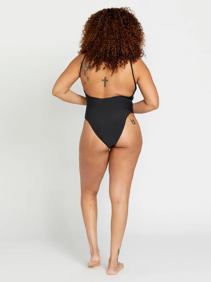 Simply Seamless One Piece Swimsuit 8211 Black Womens Volcom Swim