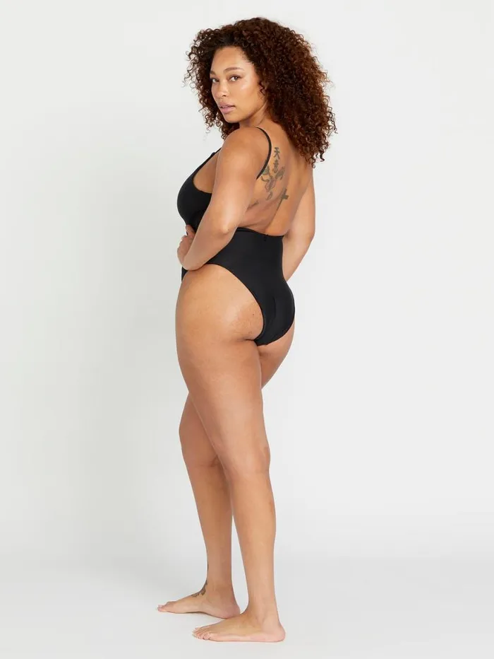 Simply Seamless One Piece Swimsuit 8211 Black Womens Volcom Swim