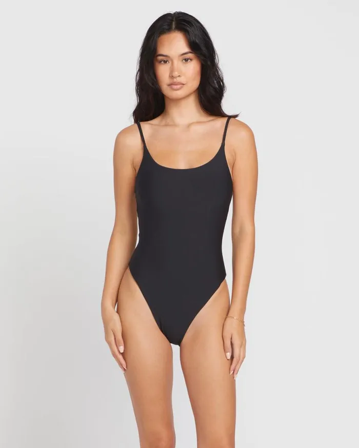Simply Seamless One Piece Swimsuit 8211 Black Womens Volcom Swim