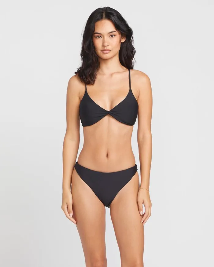 Simply Seamless Skimpy Bikini Bottom 8211 Black Womens Volcom Swim