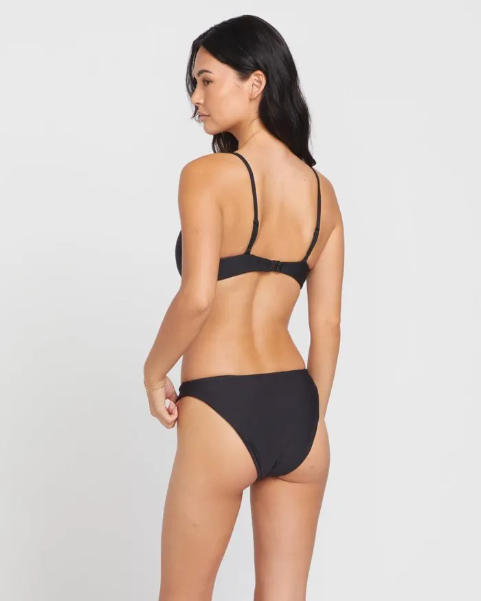 Simply Seamless Skimpy Bikini Bottom 8211 Black Womens Volcom Swim