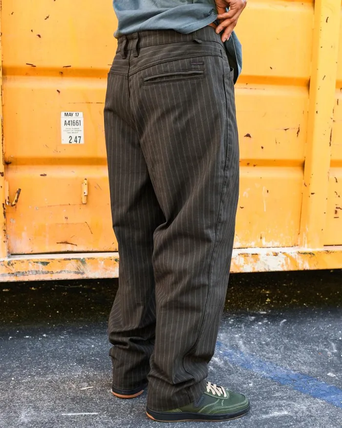 Skate Vitals Remy Stratton Pants 8211 Dark Brown Mens Volcom Pants