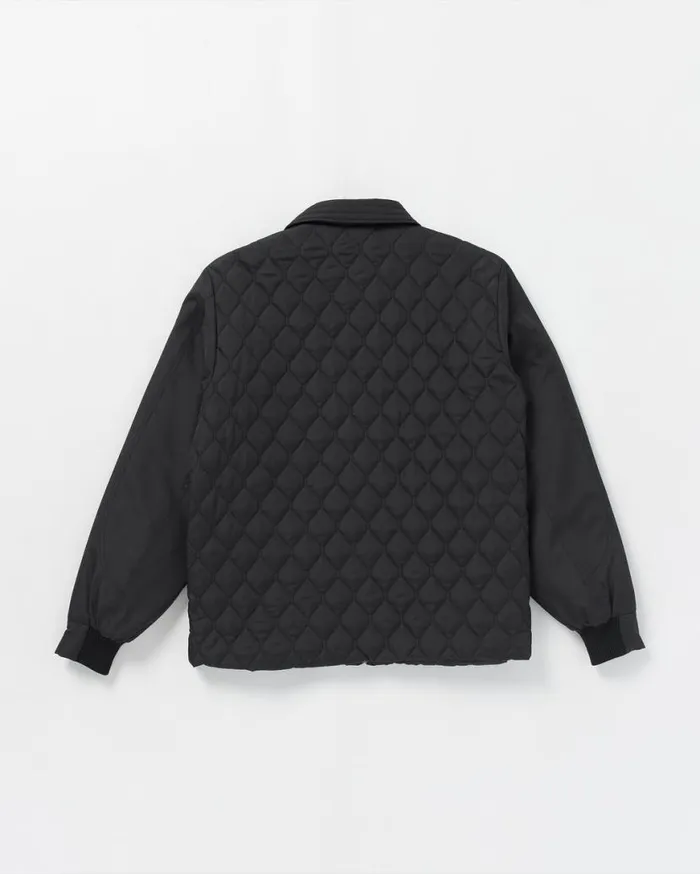 Skate Vitals Remy Stratton Quilted Jacket 8211 Black Mens Volcom Jackets