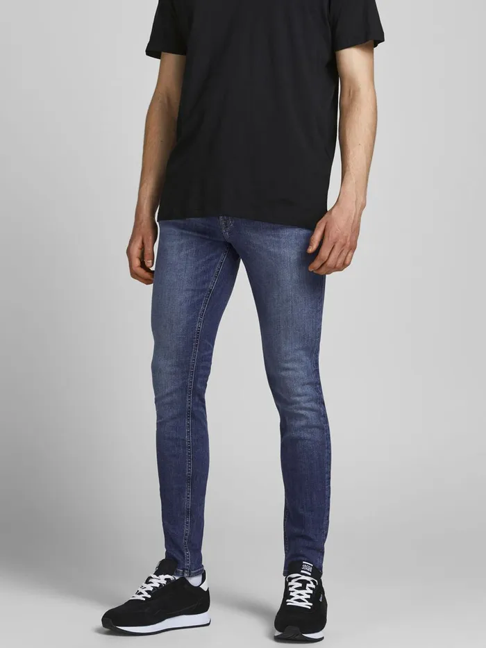 Skinny Jeans JACK and JONES Mens 2PACK LIAM ORIGINAL AGI SKINNY FIT JEANS Blue Blue Denim