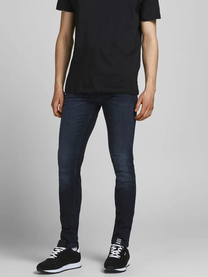 Skinny Jeans JACK and JONES Mens 2PACK LIAM ORIGINAL AGI SKINNY FIT JEANS Blue Blue Denim