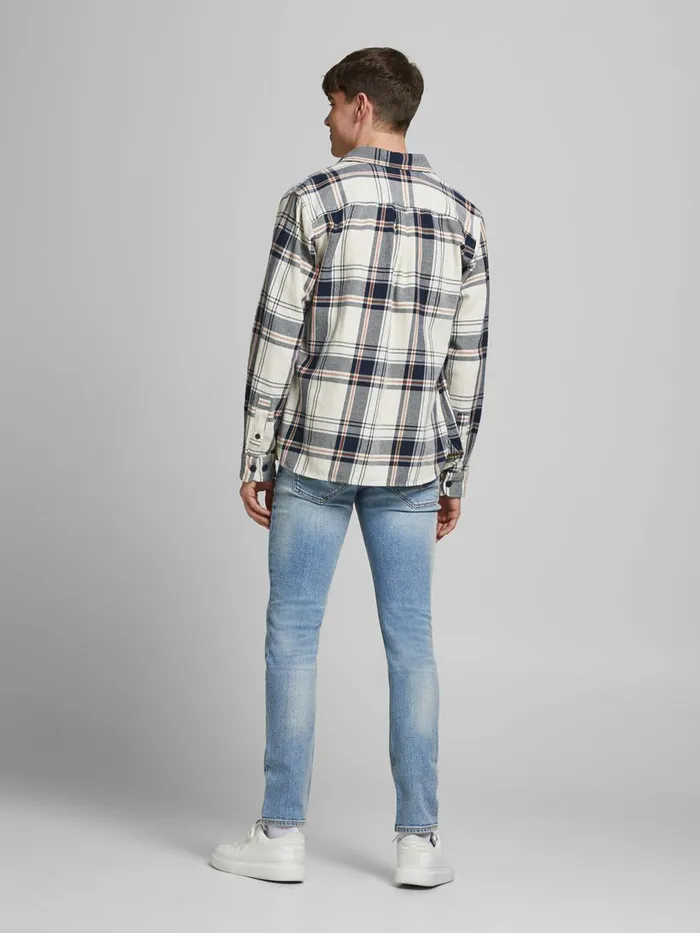 Skinny Jeans JACK and JONES Mens LIAM ORIGINAL NA 422 SKINNY FIT JEANS Blue Blue Denim
