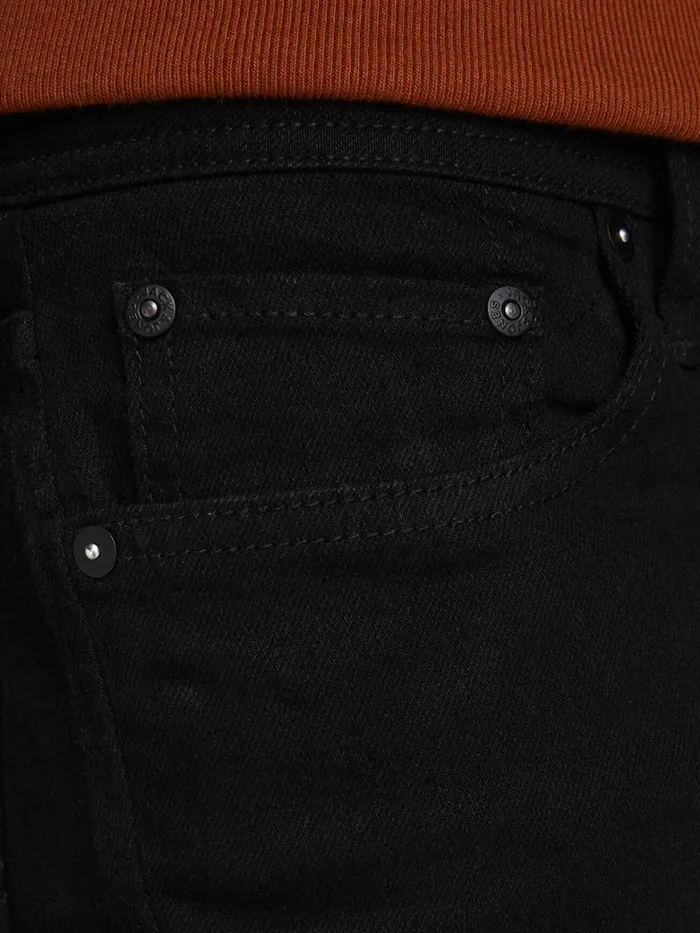 Skinny Jeans JACK and JONES Mens TOM ORIGINAL NA 042 SKINNY FIT JEANS Black Black Denim