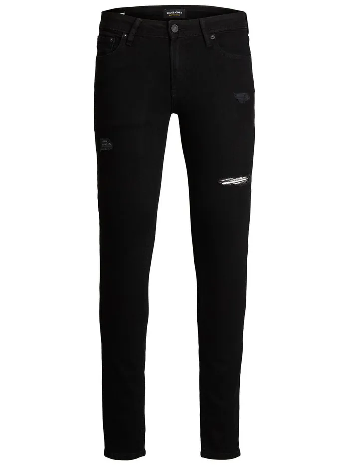 Skinny Jeans JACK and JONES Mens TOM ORIGINAL NA 042 SKINNY FIT JEANS Black Black Denim