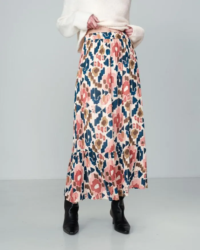 SKIRT BEIGE NICKY Shop Grace and Mila Midi Skirts