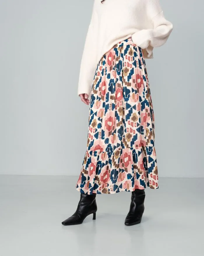SKIRT BEIGE NICKY Shop Grace and Mila Midi Skirts