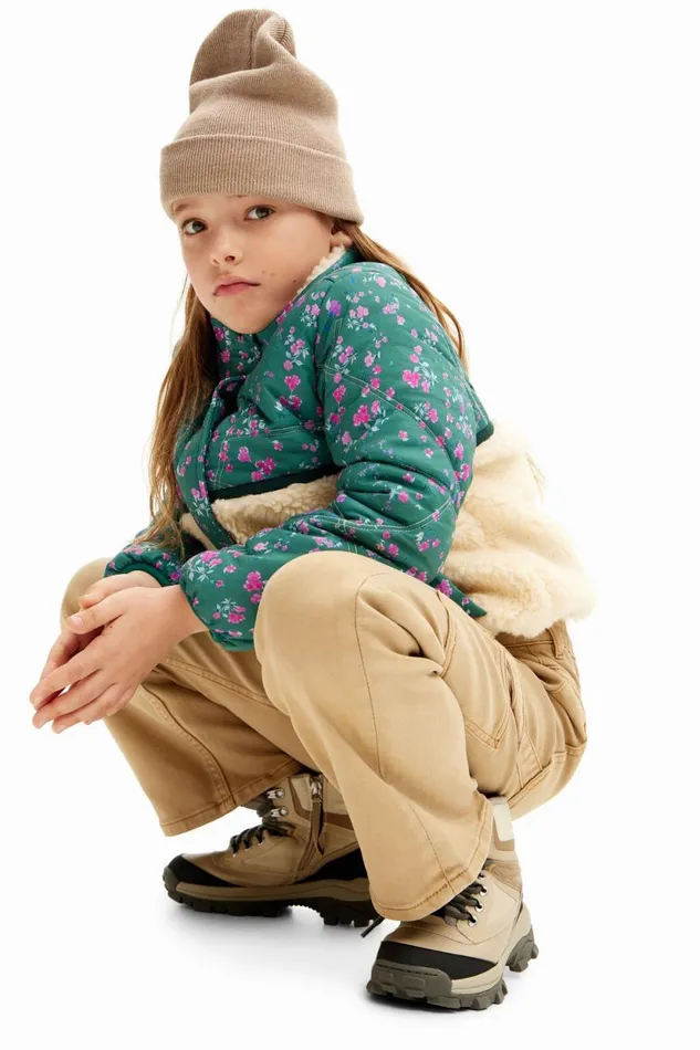 Skirts And Trousers Kids Desigual Straight Denim Pants White