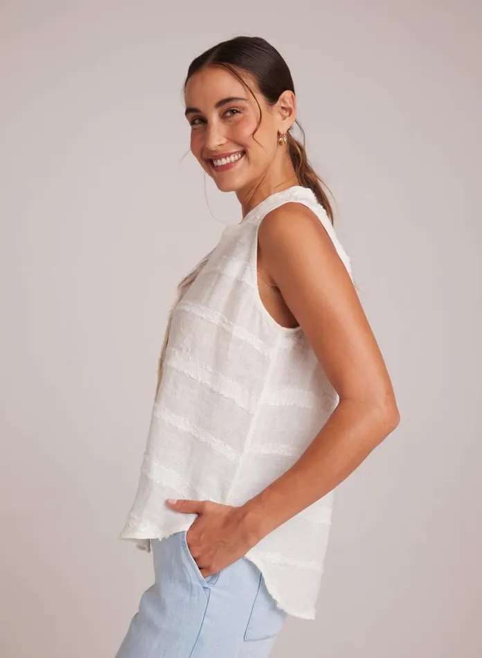 Sleeveless Women Bella Dahl Sleeveless Hidden Placket Button Down 8211 White