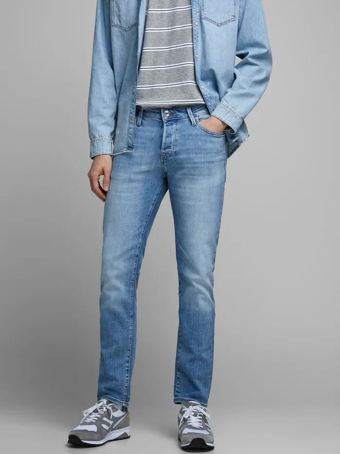 Slim and Straight Jeans JACK and JONES Mens TIM ICON AM 967 50SPS SLIMSTRAIGHT FIT JEANS Blue Blue Denim Slim and Straight Jeans JACK and JONES Mens TIM ICON AM 967 50SPS SLIMSTRAIGHT FIT JEANS Blue Blue Denim