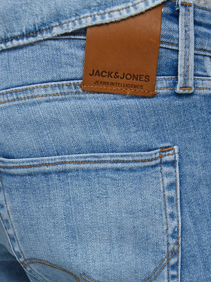 Slim and Straight Jeans JACK and JONES Mens TIM ICON AM 967 50SPS SLIMSTRAIGHT FIT JEANS Blue Blue Denim