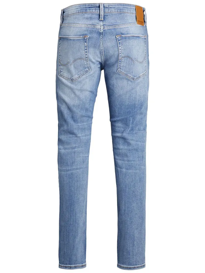 Slim and Straight Jeans JACK and JONES Mens TIM ICON AM 967 50SPS SLIMSTRAIGHT FIT JEANS Blue Blue Denim