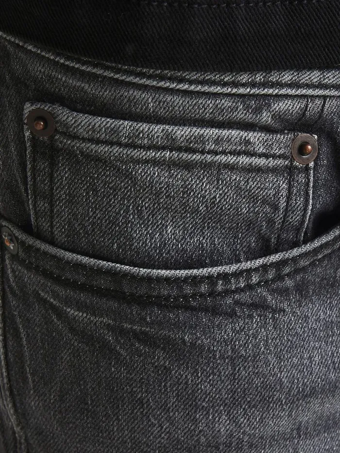 Slim and Straight Jeans JACK and JONES Mens TIM ORIGINAL CJ 515 SLIMSTRAIGHT FIT JEANS Grey Black Denim