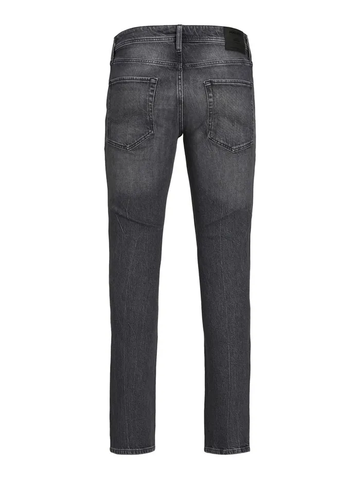 Slim and Straight Jeans JACK and JONES Mens TIM ORIGINAL CJ 515 SLIMSTRAIGHT FIT JEANS Grey Black Denim