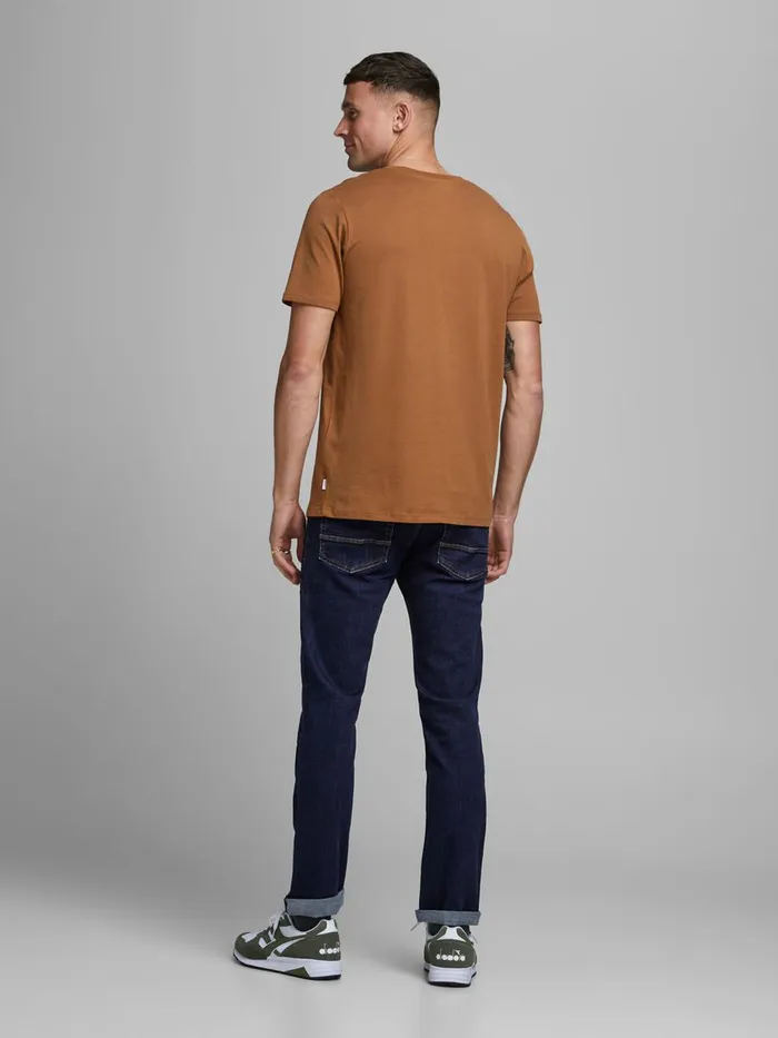Slim and Straight Jeans JACK and JONES Mens TIM VINTAGE AM 604 SLIMSTRAIGHT FIT JEANS Blue Blue Denim
