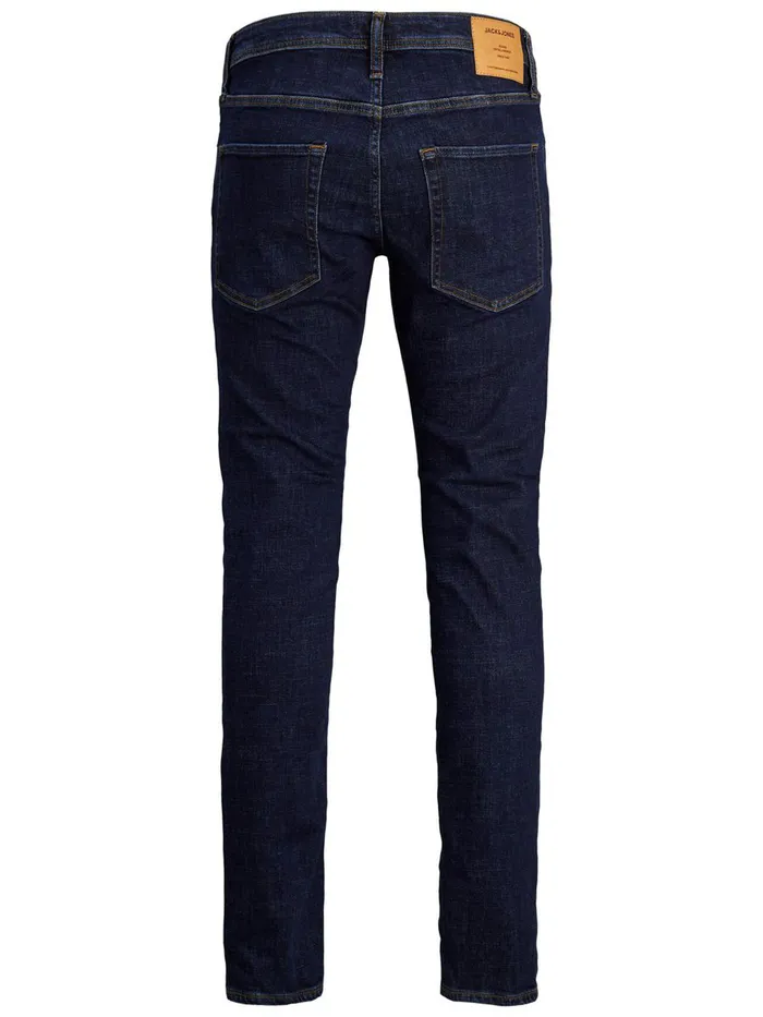 Slim and Straight Jeans JACK and JONES Mens TIM VINTAGE AM 604 SLIMSTRAIGHT FIT JEANS Blue Blue Denim