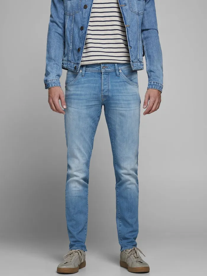 Slim Jeans JACK and JONES Mens GLENN FOX AGI 404 50SPS SLIM FIT JEANS Blue Blue Denim Slim Jeans JACK and JONES Mens GLENN FOX AGI 404 50SPS SLIM FIT JEANS Blue Blue Denim