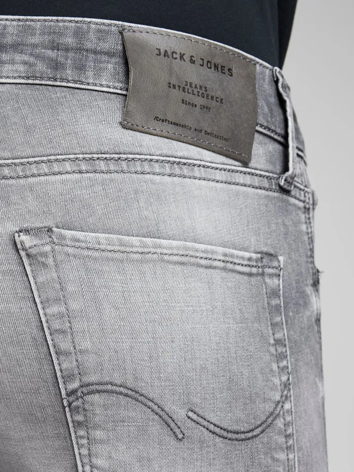 Slim Jeans JACK and JONES Mens GLENN ICON JJ 257 50SPS SLIM FIT JEANS Grey Grey Denim