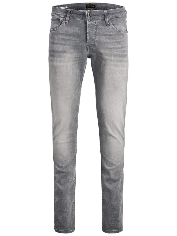 Slim Jeans JACK and JONES Mens GLENN ICON JJ 257 50SPS SLIM FIT JEANS Grey Grey Denim