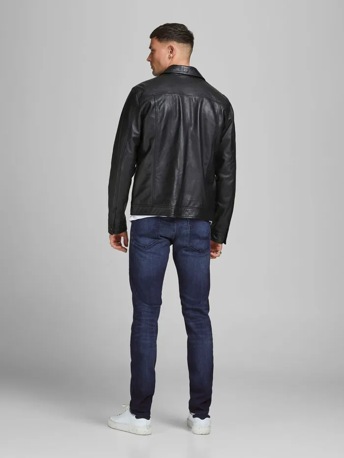 Slim Jeans JACK and JONES Mens GLENN ICON JJ 758 SLIM FIT JEANS Blue Blue Denim