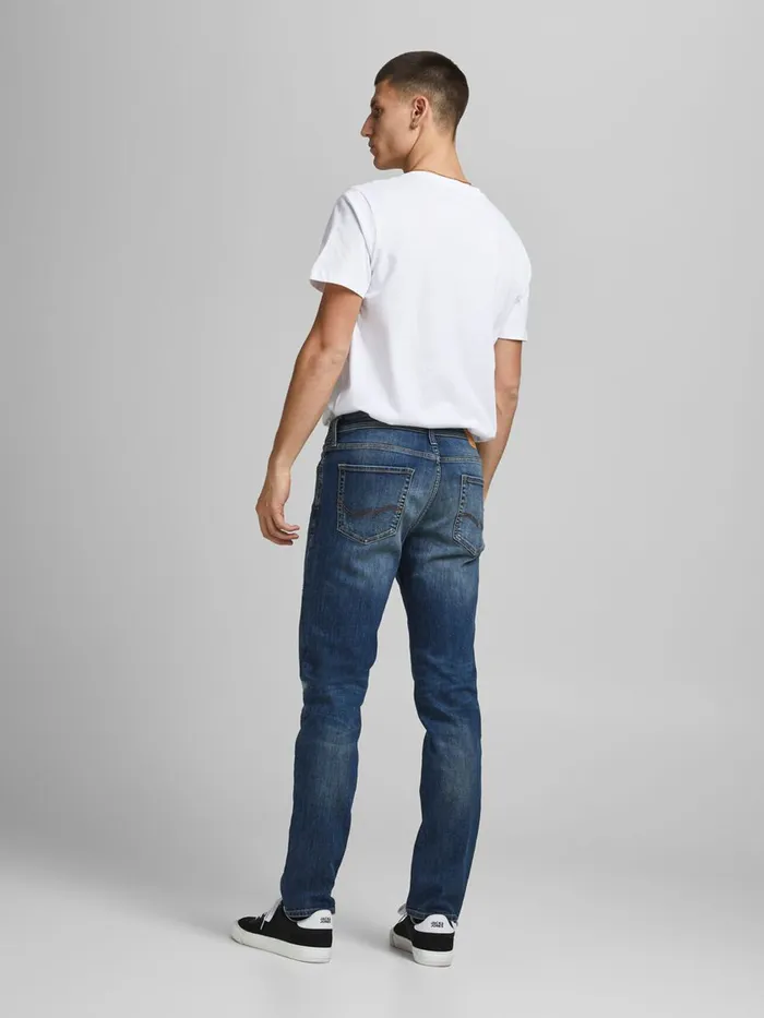 Slim Jeans JACK and JONES Mens GLENN ORIGINAL AGI 035 SLIM FIT JEANS Blue Blue Denim