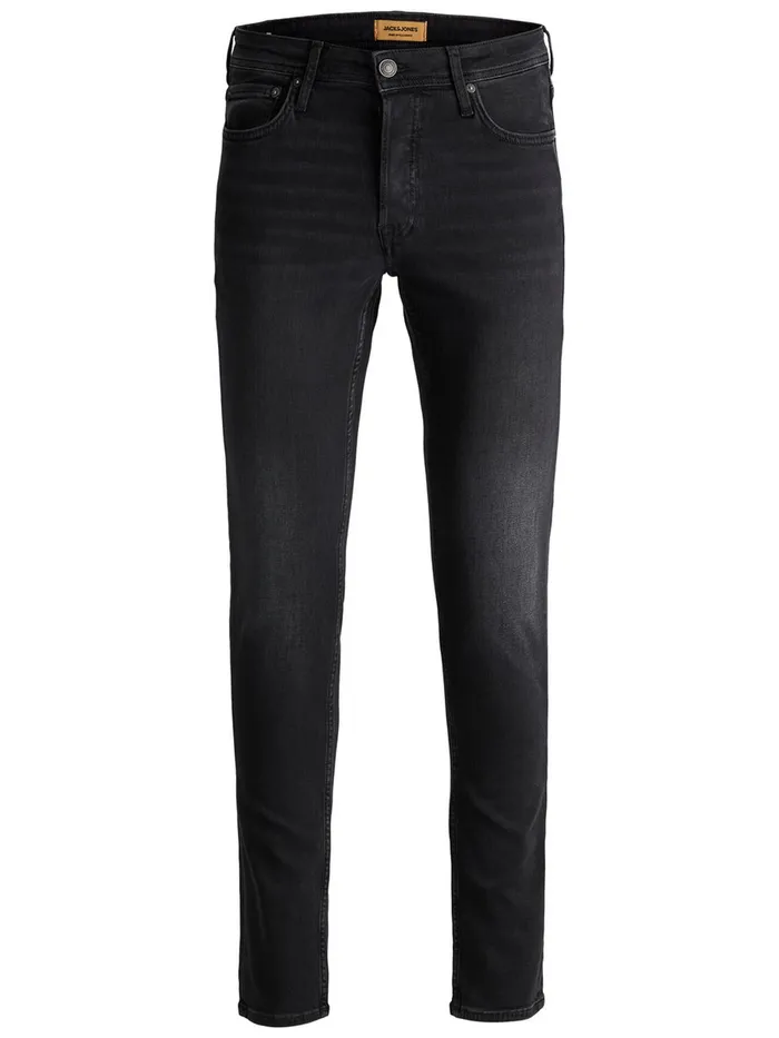 Slim Jeans JACK and JONES Mens GLENN ORIGINAL CJ 167 SLIM FIT JEANS Black Black Denim
