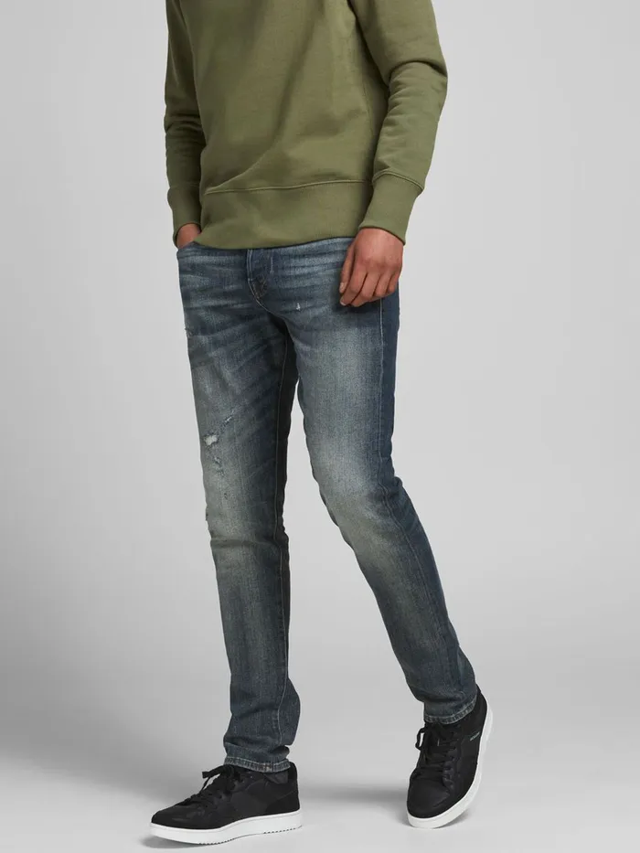 Slim Jeans JACK and JONES Mens GLENN ROYAL R215 RDD LTD SLIM FIT JEANS Blue Blue Denim Slim Jeans JACK and JONES Mens GLENN ROYAL R215 RDD LTD SLIM FIT JEANS Blue Blue Denim