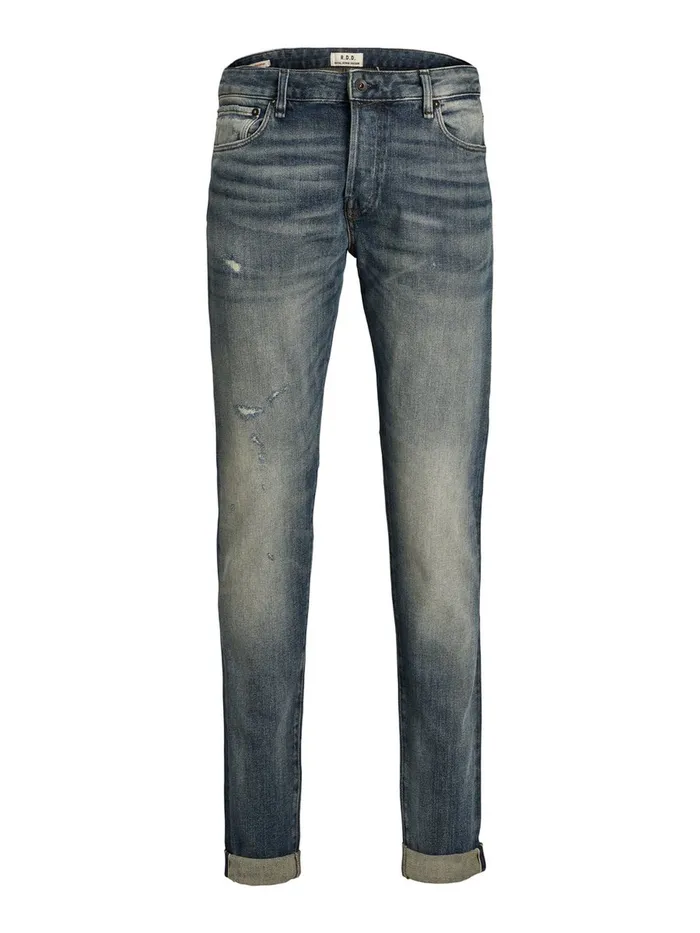 Slim Jeans JACK and JONES Mens GLENN ROYAL R215 RDD LTD SLIM FIT JEANS Blue Blue Denim