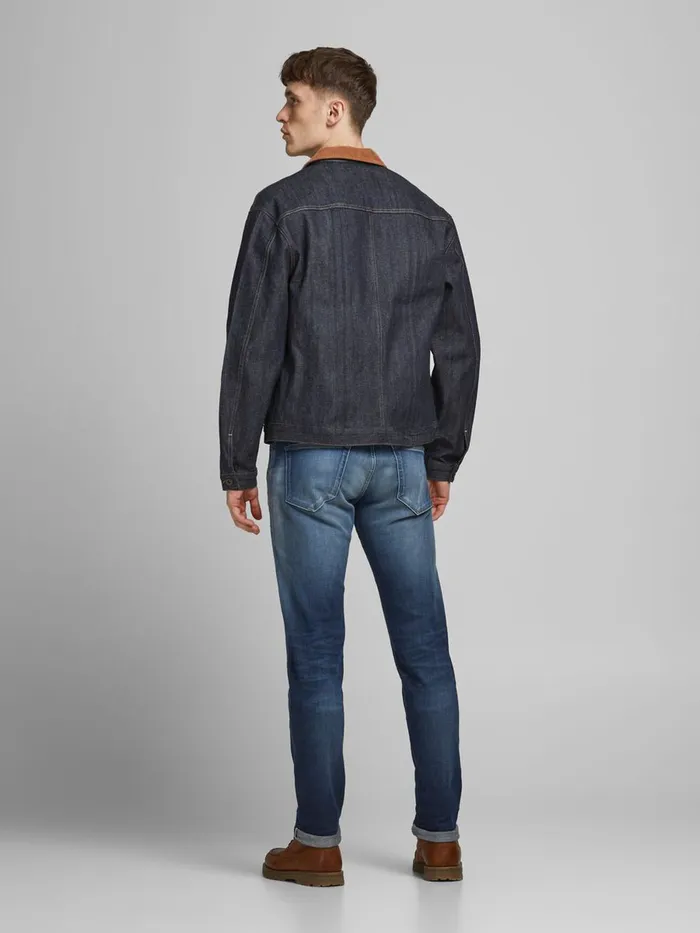 Slim Jeans JACK and JONES Mens GLENN ROYAL R252 RDD SLIM FIT JEANS Blue Blue Denim
