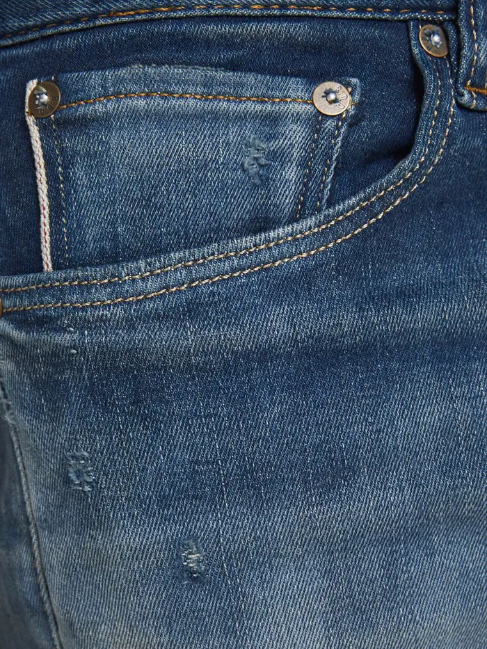 Slim Jeans JACK and JONES Mens GLENN ROYAL R252 RDD SLIM FIT JEANS Blue Blue Denim