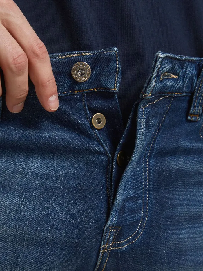 Slim Jeans JACK and JONES Mens GLENN ROYAL R252 RDD SLIM FIT JEANS Blue Blue Denim