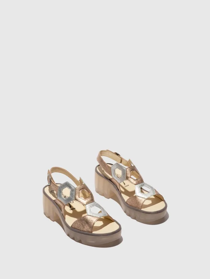 SlingBack Sandals TEWA573FLY SAHARASILVER Women Fly London Sandals