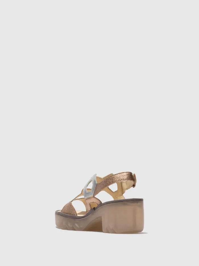 SlingBack Sandals TEWA573FLY SAHARASILVER Women Fly London Sandals