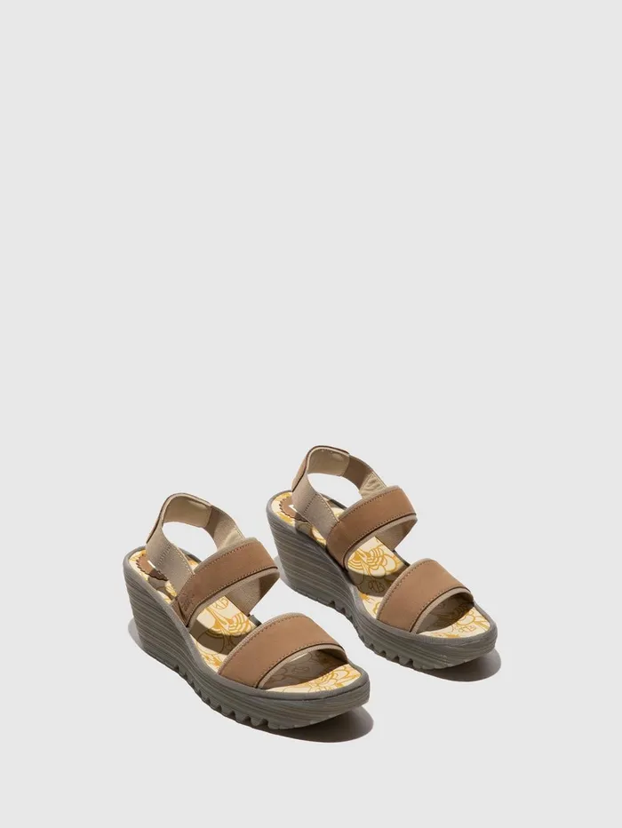 SlingBack Sandals YACO416FLY SAND Women Fly London Sandals