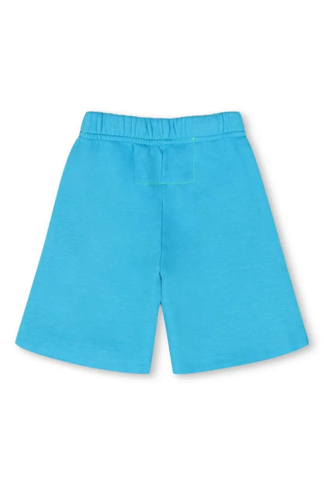 Smiley Sweatshorts 8211 Neon Blue Kids Aviator Nation Shorts