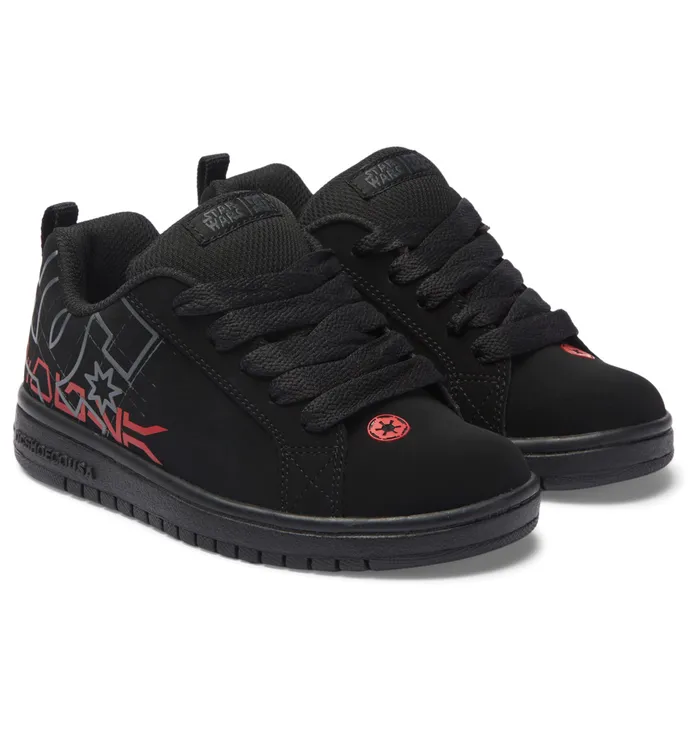 Sneakers Kids DC Shoes Star Wars DC Shoes Court Graffik blackred