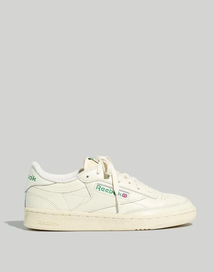 Sneakers Women Madewell Reebok Club C 85 Vintage Sneakers Chalkalabasterglen Green