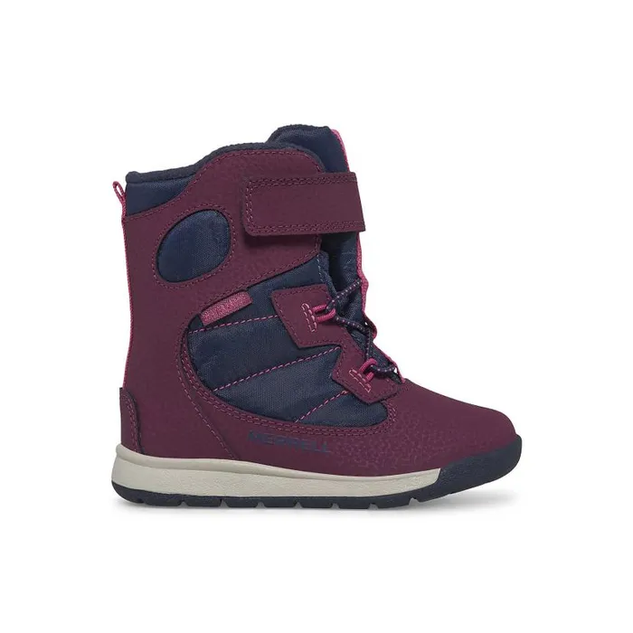 Snow Bank Jr Waterproof Boot Navyberry Kids Merrell Boots