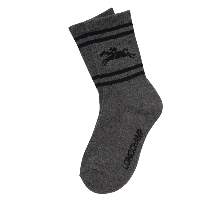 Socks Anthracite Women SocksKnitwear Longchamp